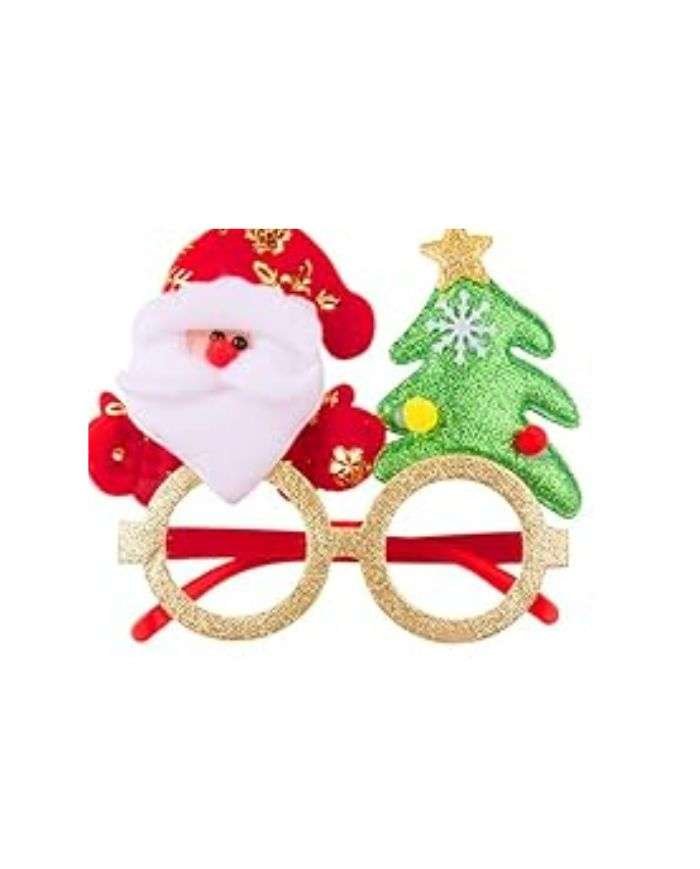 LUNETTE DE TETE NOEL PERE NOEL + SAPIN VERT - UNIVERSPARADISCOUNT