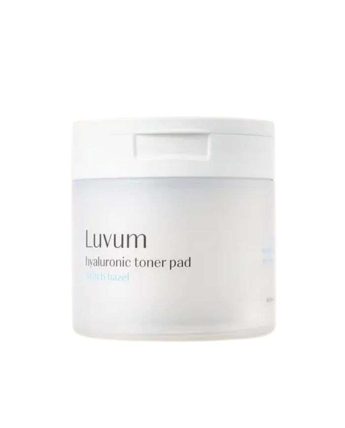 LUVUM HYALURONIC TONER PAD WITH HAZEL 60 PADS - LUVUM