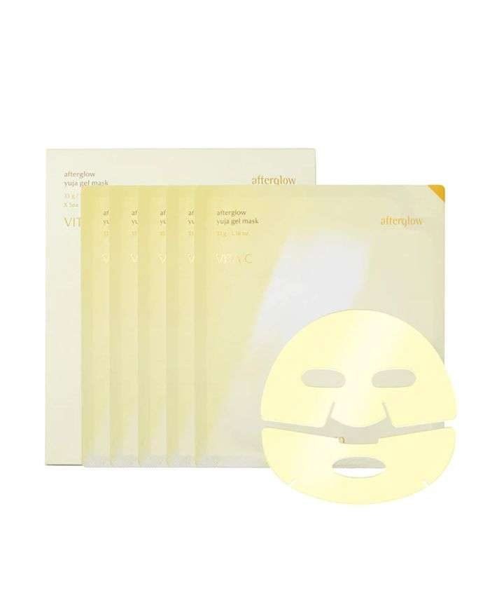 LUVUM VITA C AFTERGLOW YUJA GEL MASK PACK DE 5 - LUVUM