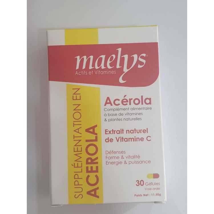 MAELYS ACEROLA 30 GELULES - MAELYS