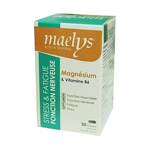 MAELYS MAGNESIUM & VITAMINE B6 30 GÉLULES - MAELYS
