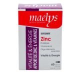 MAELYS ZINC ET VITAMINES VITALITE ET ENERGIE 60 GELULES - MAELYS