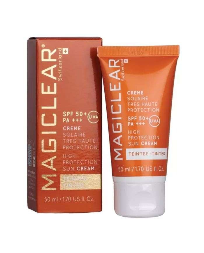 MAGICLEAR CREME SOLAIRE ANTI AGE TEINTEE SPF 50+ 50ML - MAGICLEAR