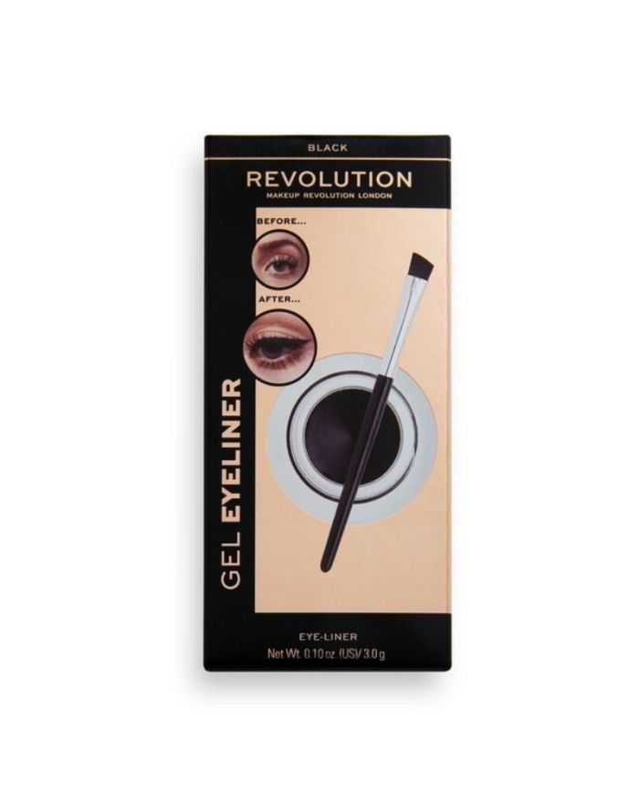 MAKEUP REVOLUTION GEL EYELINER 3 G - MAKEUP REVOLUTION