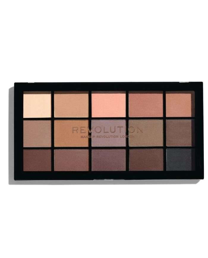 MAKEUP REVOLUTION PALETTE DE FARDS RELOADED BASIC MATTES - MAKEUP REVOLUTION