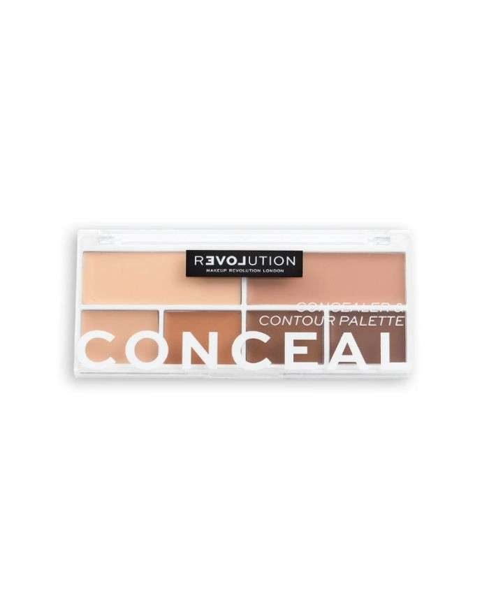 MAKEUP REVOLUTION RELOVE CONCEAL ME PALETTE MEDIUM - MAKEUP REVOLUTION