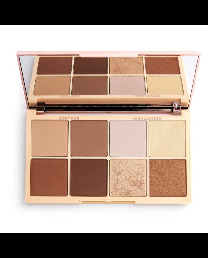 MAKEUP REVOLUTION ROXI ROXXSAURUS HIGHLIGHT AND CONTOUR PALETTE 8X2.5 G - MAKEUP REVOLUTION