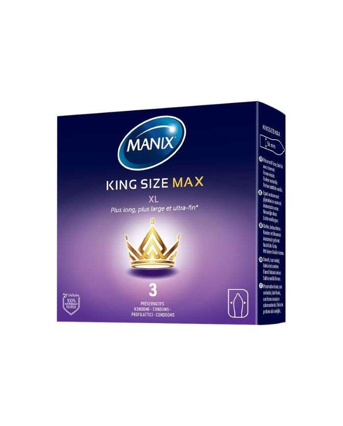 MANIX KING SIZE MAX XL 3 PRESERVATIFS - MANIX