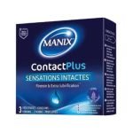 MANIX CONTACT PLUS SENSATION INTACTE 3 PRESERVATIFS - MANIX