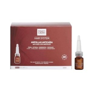MARTIDERM HAIR SYSTEM AMPOULES ANTI CHUTE 28 AMPOULES - MARTIDERM
