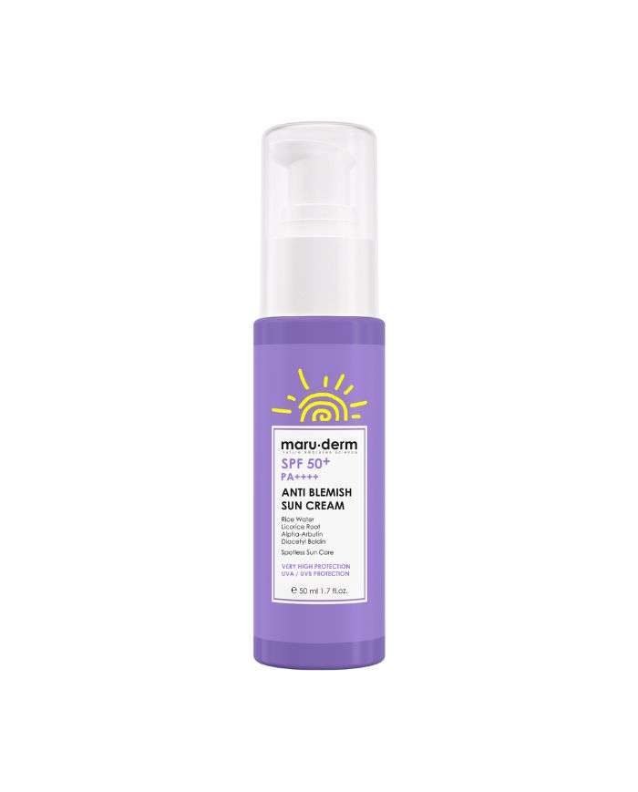 MARUDERM SPF50+ PA++++ CREME SOLAIRE ANTI BLEMISH 50ML - MARUDERM