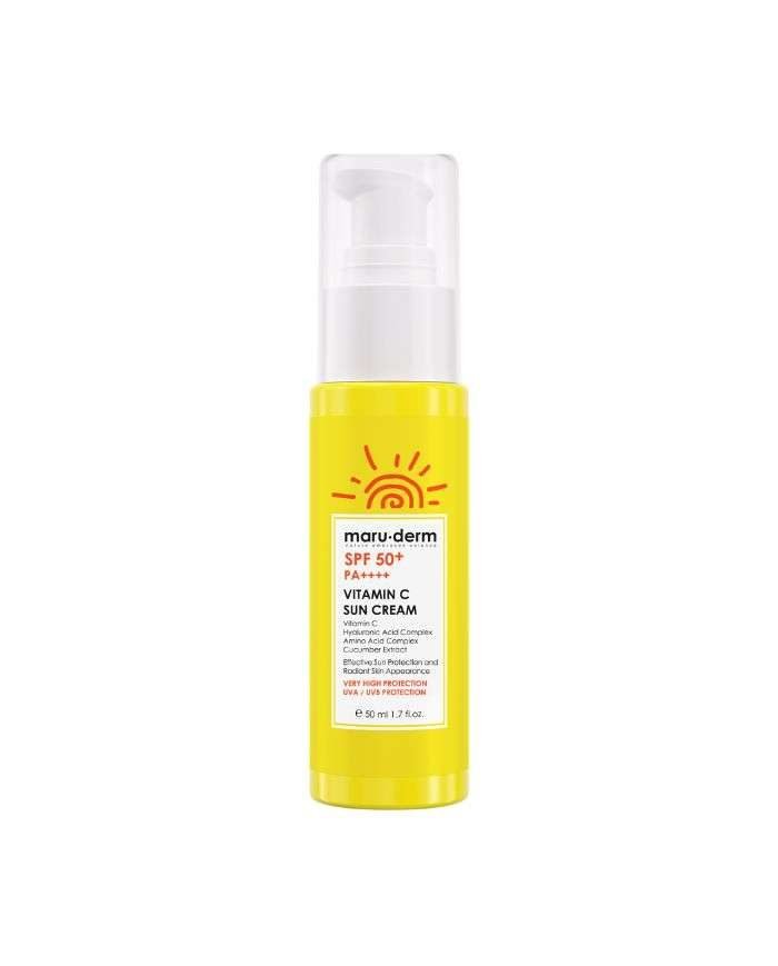 MARUDERM SPF50+ PA++++ CREME SOLAIRE VITAMINE C 50ML - MARUDERM