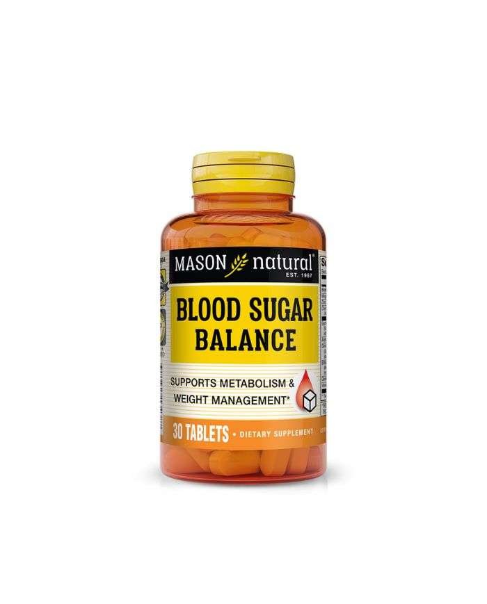 MASON NATURAL BLOOD SUGAR BALANCE 30 TABLETS - MASON NATURAL