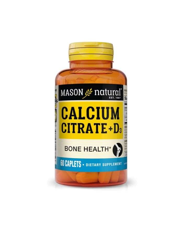 MASON NATURAL CALCIUM CITRATE +D3 60 COMPRIMES - MASON NATURAL