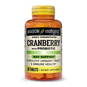 MASON NATURAL CRANBERRY WITH PROBIOTIC 60 TABLETS - MASON NATURAL
