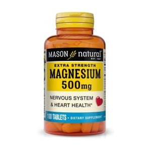 MASON NATURAL EXTRA STRENGTH MAGNESIUM 500 MG 100 TABLETS - MASON NATURAL