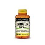 MASON NATURAL GINGER 500MG 60 CAPSULES - MASON NATURAL