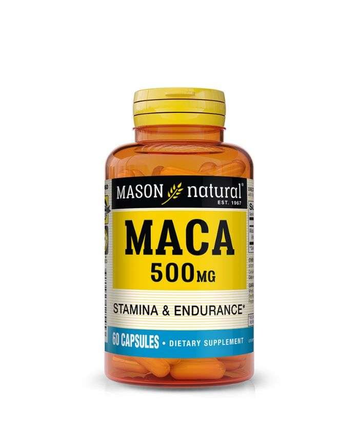 MASON NATURAL MACA 500MG 60 CAPSULES - MASON NATURAL