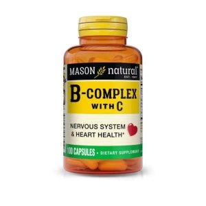 MASON NATURAL B COMPLEX AVEC VITAMINE C 100 CAPSULES - MASON NATURAL