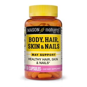 MASON NATURAL BODY HAIR SKIN AND NAILS 60 CAPSULES - MASON NATURAL