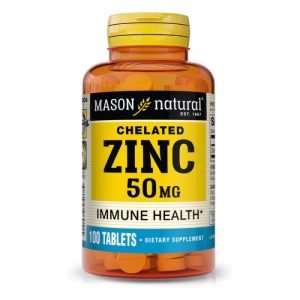 MASON NATURAL CHELATED ZINC 50 MG 100 COMPRIMES - MASON NATURAL