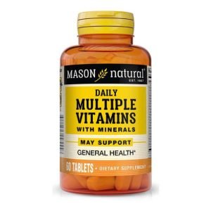 MASON NATURAL DAILY MULTIPLE VITAMINS AND MINERALS 60 COMPRIMES - MASON NATURAL