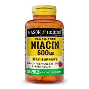 MASON NATURAL FLUSH FREE NIACIN 500 MG 60 CAPSULES - MASON NATURAL