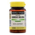 MASON NATURAL GINKGO BILOBA 60 CAPSULES - MASON NATURAL