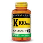 MASON NATURAL K100 MCG 100 TABLETS - MASON NATURAL