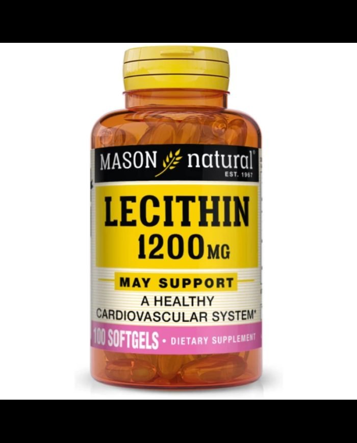 MASON NATURAL LECITHIN 1200 MG 100 GELULES - MASON NATURAL