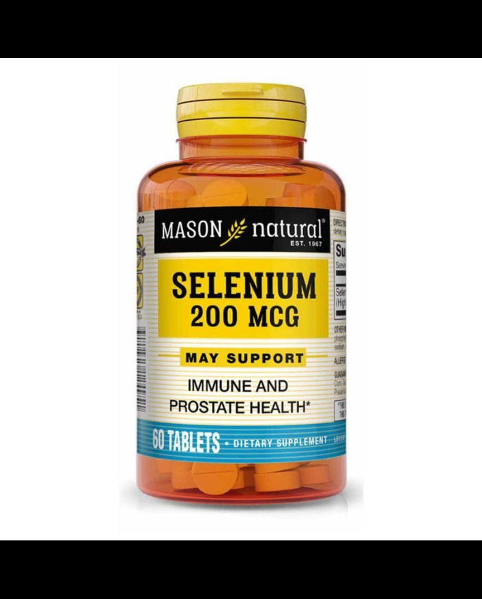 MASON NATURAL SELENIUM 200 MCG 60 COMPRIMES - MASON NATURAL