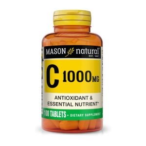 MASON NATURAL VITAMINE C 1000 MG ANTIOXIDANT ET NUTRIMENTS ESSENTIELS 100 COMPRIMES - MASON NATURAL