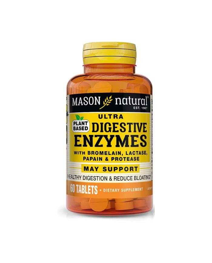 MASON NATURAL ULTRA DIGESTIVE ENZYMES 60 TABLETS - MASON NATURAL