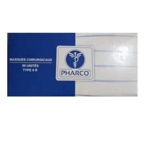 PHARCO MASQUES CHIRURGICAUX BLANC BOITE DE 50 - PHARCO