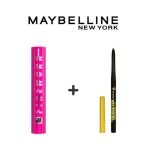 MAYBELLINE PACK MASCARA FIREWORK 10 ML + MAYBELLINE CRAYON THE COLOSSAL KAJAL NOIR A L’HUILE D’ARGAN - MAYBELLINE
