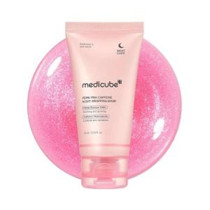MEDICUBE PDRN PINK CAFFEINE NIGHT WRAPPING MASK 75ML - MEDICUBE