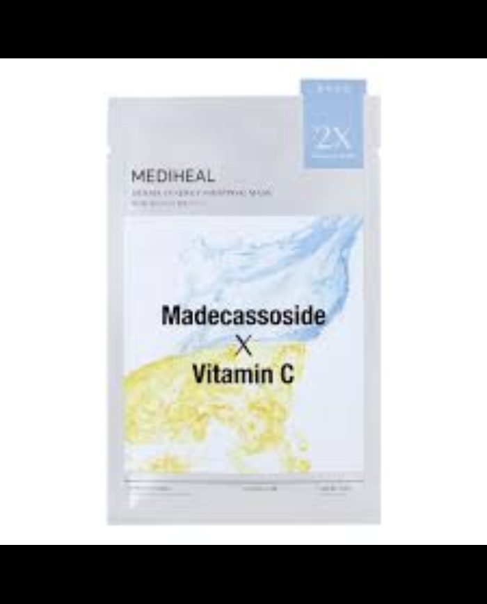 MEDIHEAL DERMA SYNERGY WRAPPING MASK MADECASSOSIDE X VITAMIN C 25 ML - MEDIHEAL