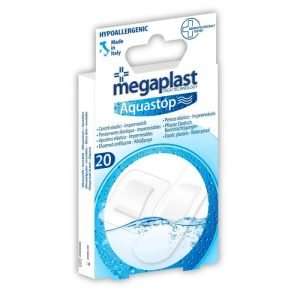 MEGAPLAST AQUASTOP BOITE DE 20 PENSEMENTS ADHESIFS - MEGAPLAST