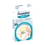 MEGAPLAST FEET PANSEMENT HYDROCOLLOIDE POUR AMPOULES BOITE DE 5 - MEGAPLAST
