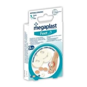 MEGAPLAST PANSEMENT POUR COR + DISQUES CORICIDES BOÎTE 24 - MEGAPLAST