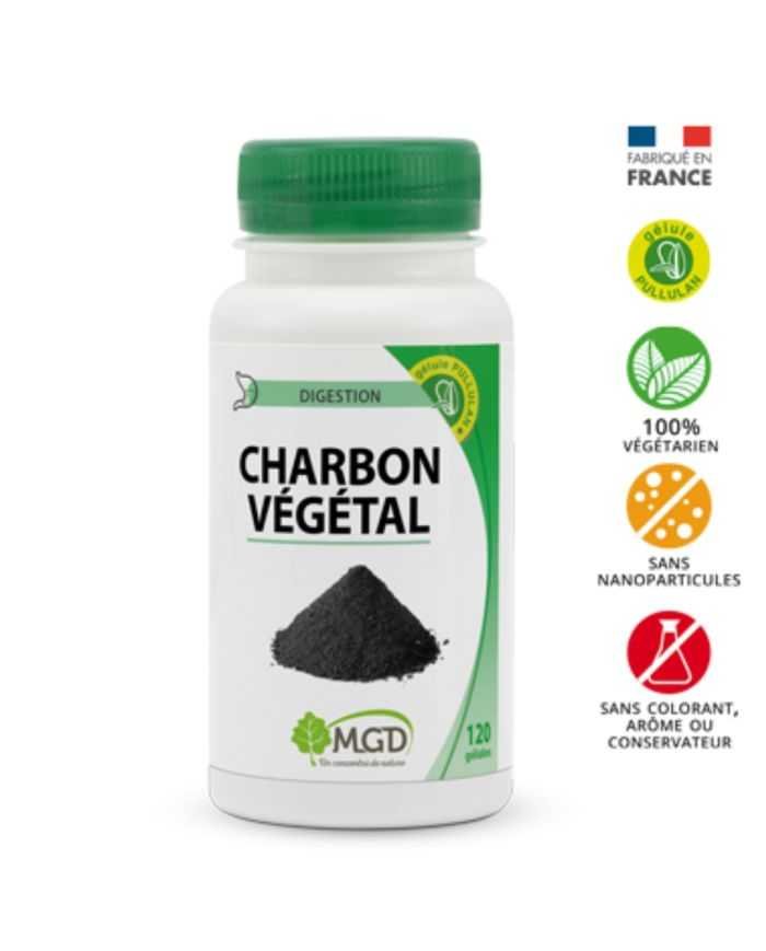 MGD CHARBON VEGETAL ACTIVE 120 GELULES - MGD NATURE