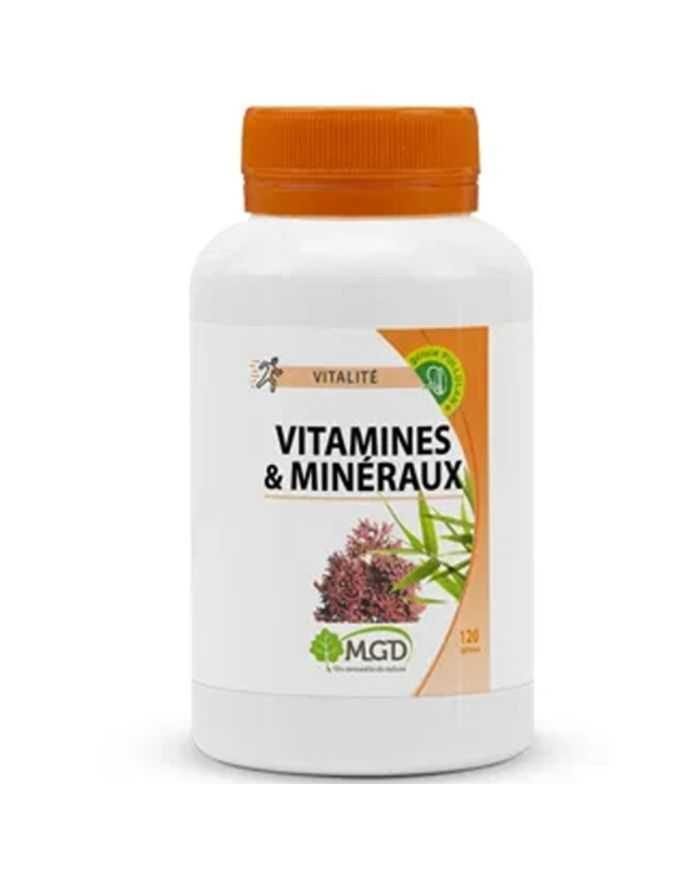 MGD NATURE VITAMINES ET MINERAUX 120 GELULES - MGD NATURE