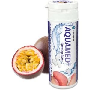 MIRADENT AQUAMED CHEWING GUM FRUIT DE PASSION - MIRADENT