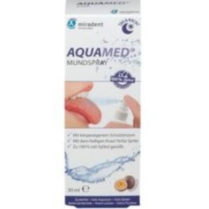 MIRADENT Aquamed Mundspray : Spray buccal pour la production de salive (30 ml) - MIRADENT