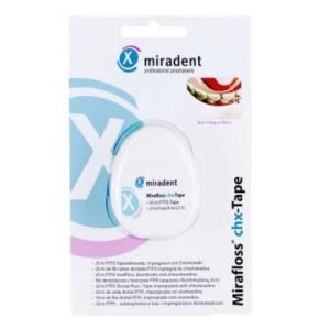 MIRADENT MIRAFLOSS CHX FILS DENTAIRE 20 M - MIRADENT