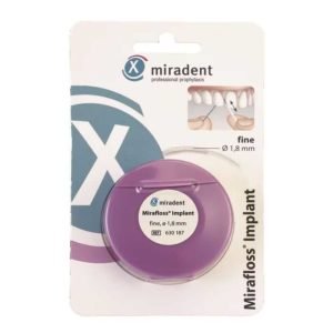 MIRADENT MIRAFLOSS IMPLANT FILS DENTAIRE FINE 1.8 MM - MIRADENT