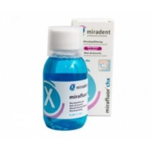 MIRADENT MIRAFLUOR CHX BAIN DE BOUCHE 100 ML - MIRADENT