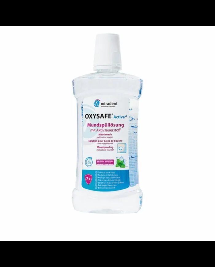 MIRADENT OXYSAFE ACTIVE BAIN DE BOUCHE 500 ML - MIRADENT