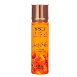 MISS SO UNIQUE SPRAY CORPS SWEET AMBER 150 ML - MISS SO