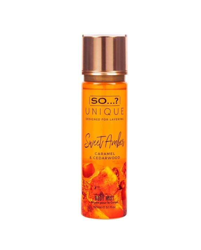 MISS SO UNIQUE SPRAY CORPS SWEET AMBER 150 ML - MISS SO